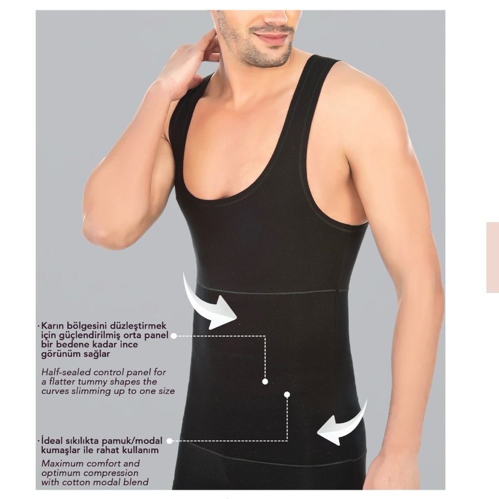 Black Shapewear Tummy Contral Tank Top